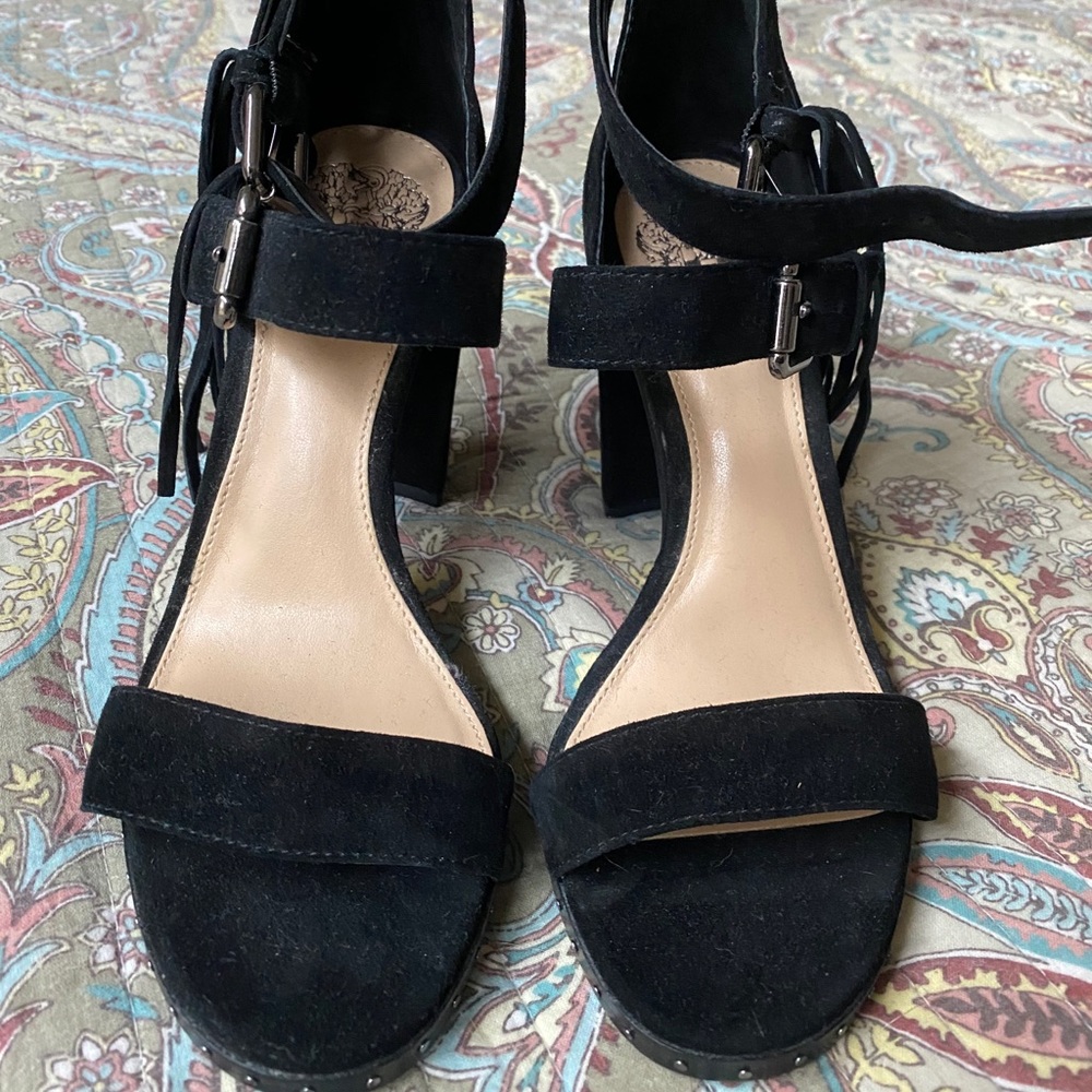 New Vince Camuto suede heels